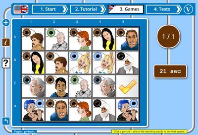 German 4 in a row game: learn vocabulary fast free online.